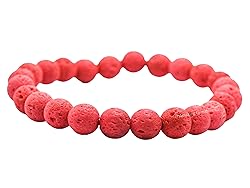 Red Lava Bracelet for Women Men's Gifts