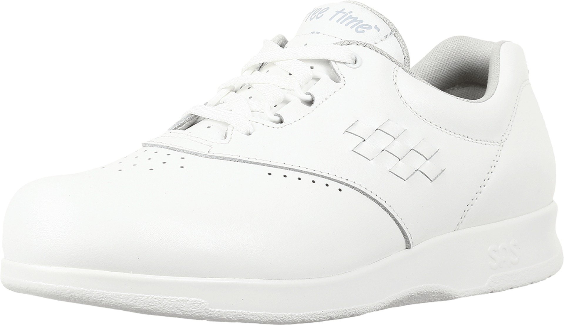 SAS Free Time Comfort Walking Shoe White 5.5 WW