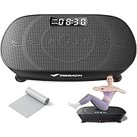 MERACH Vibration Plate Exercise Machine, Whole Body Workout Equipment for Women, Bluetooth and Silicone Pedal, Vibration Plat