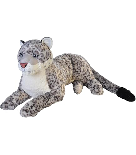Amazon.com: Wild Republic Jumbo Snow Leopard, Giant Stuffed Animal