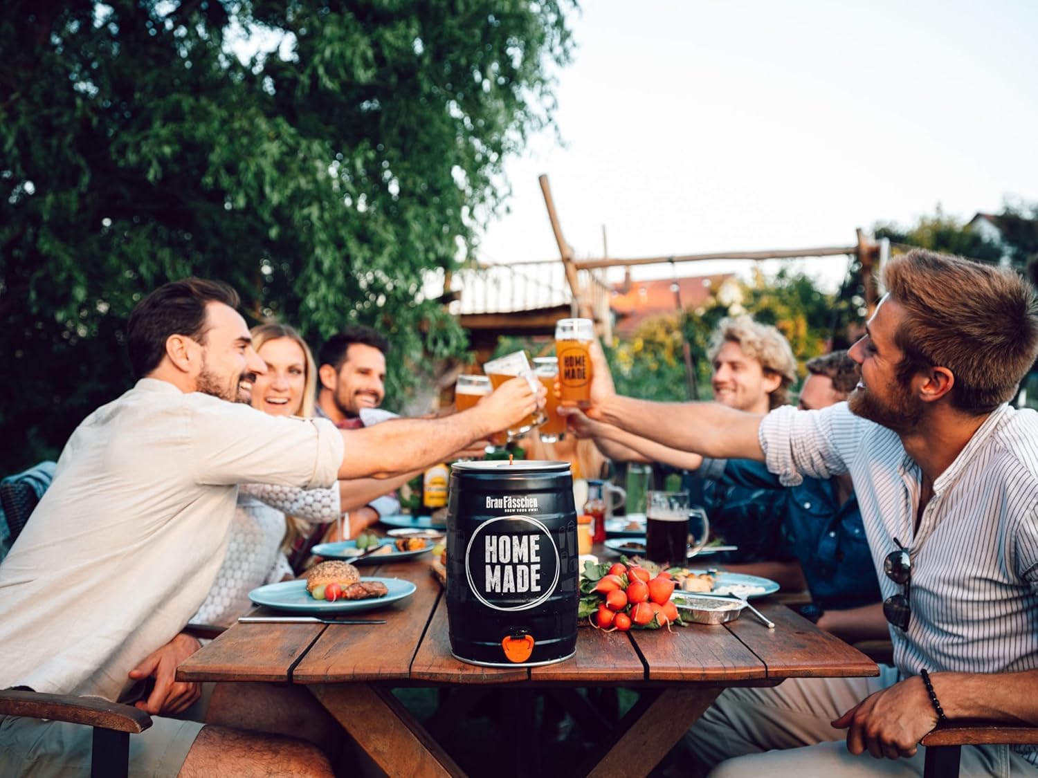 braufaesschen |Bierbrauset zum selber brauen | Pils im 5 Liter Fass | In 7 Tagen fertig | Geschenk für Männer, Freund oder Vater | Biergeschenk 6