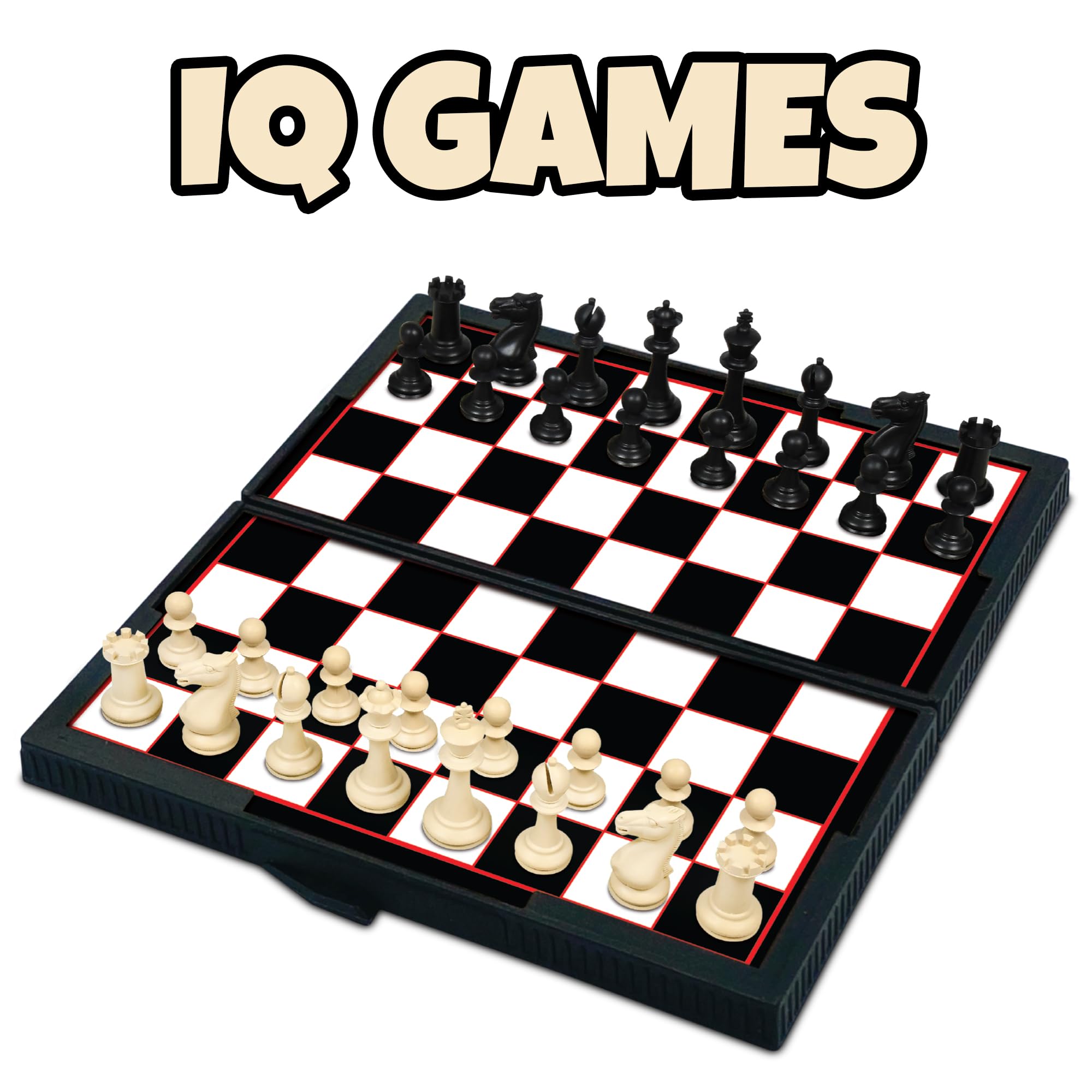 Gamie Magnetic Board Travel Games for Kids, Set Includes 12 Retro Fun Games - 5