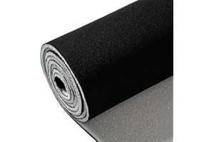 Auto Headliner Fabric Mesh Type 80" L × 60" W with 1/9in Foam Backing, Automotive Interior Flat Knit Headliner Fabric Automot