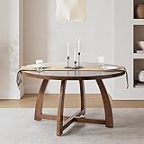 HULALA HOME 54 inch Round Dining Table for 6