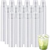 Clawsoff 1500 Pack 3 oz Plastic Cups, Clear Disposable Plastic Cups Bulk, Small Mouthwash Cup, Cold Drinking Cup for Travel, Bathroom, Home, Picnic
