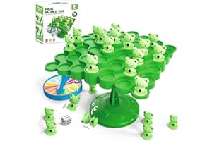 Zonopy Frog Balance Game Fidget Toys for Boys and Girls,Balance Game Tree Two-Player/Parent-Child/Interactive Family, Tabletop Puzzle Montessori Toy for Kids and Adults