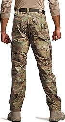 CQR Men's Tactical Pants, Water Resistant Ripstop