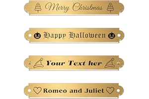 Engraved Plaque Customized, Personalised Brass Sign for Wall Door Decor, Picture Frame, Memorial, Gift, Collectible, Sachet P