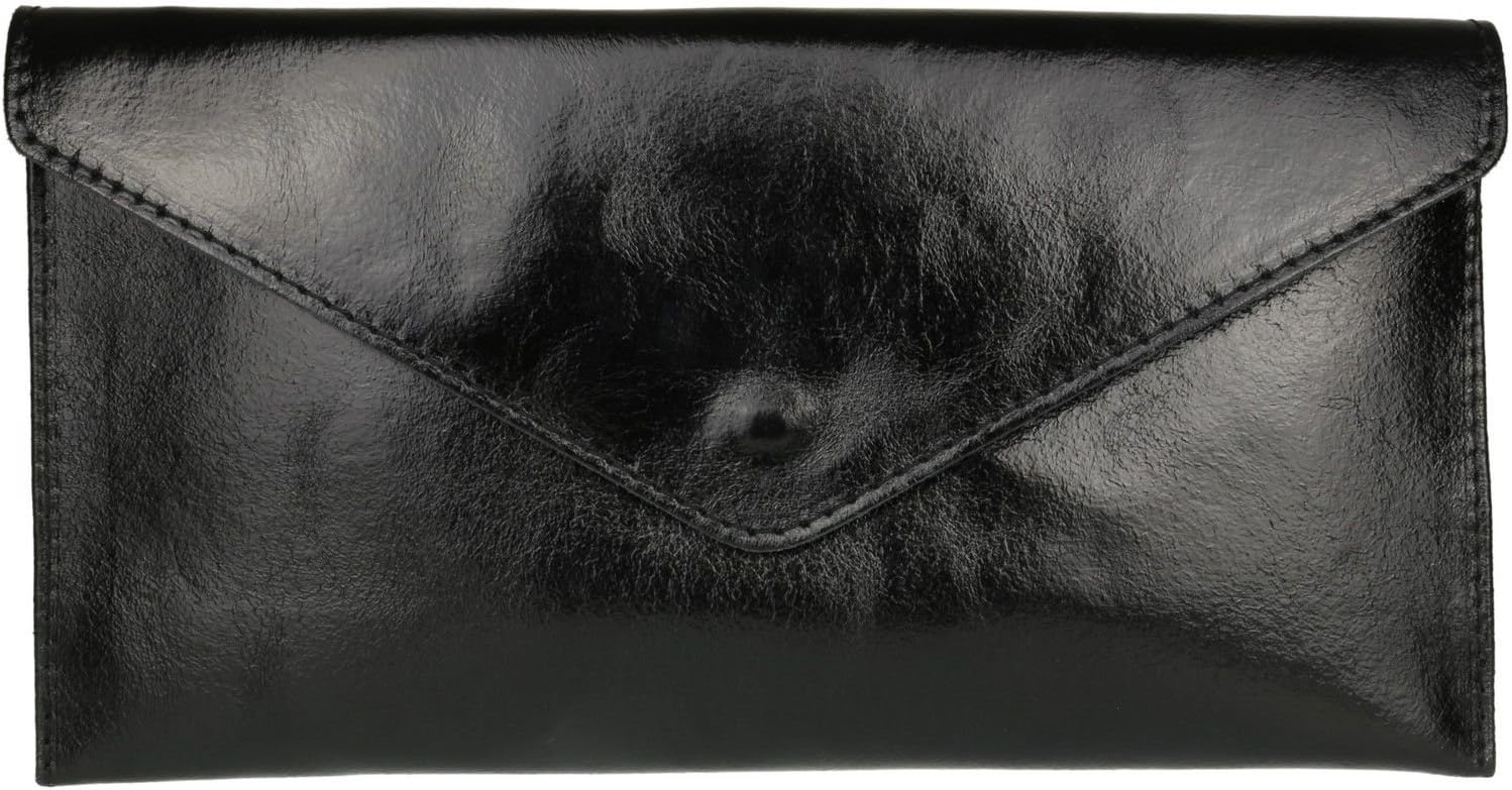 Brand Verapelle Genuine Italian Suede Large Envelope Shaped Clutch bag Purse handbag Rebecca Clutch Party Prom Clutch