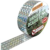 GOETOR Bird Scare Tape Ribbon Flash Double Sided Reflective Ribbon 298 Feet