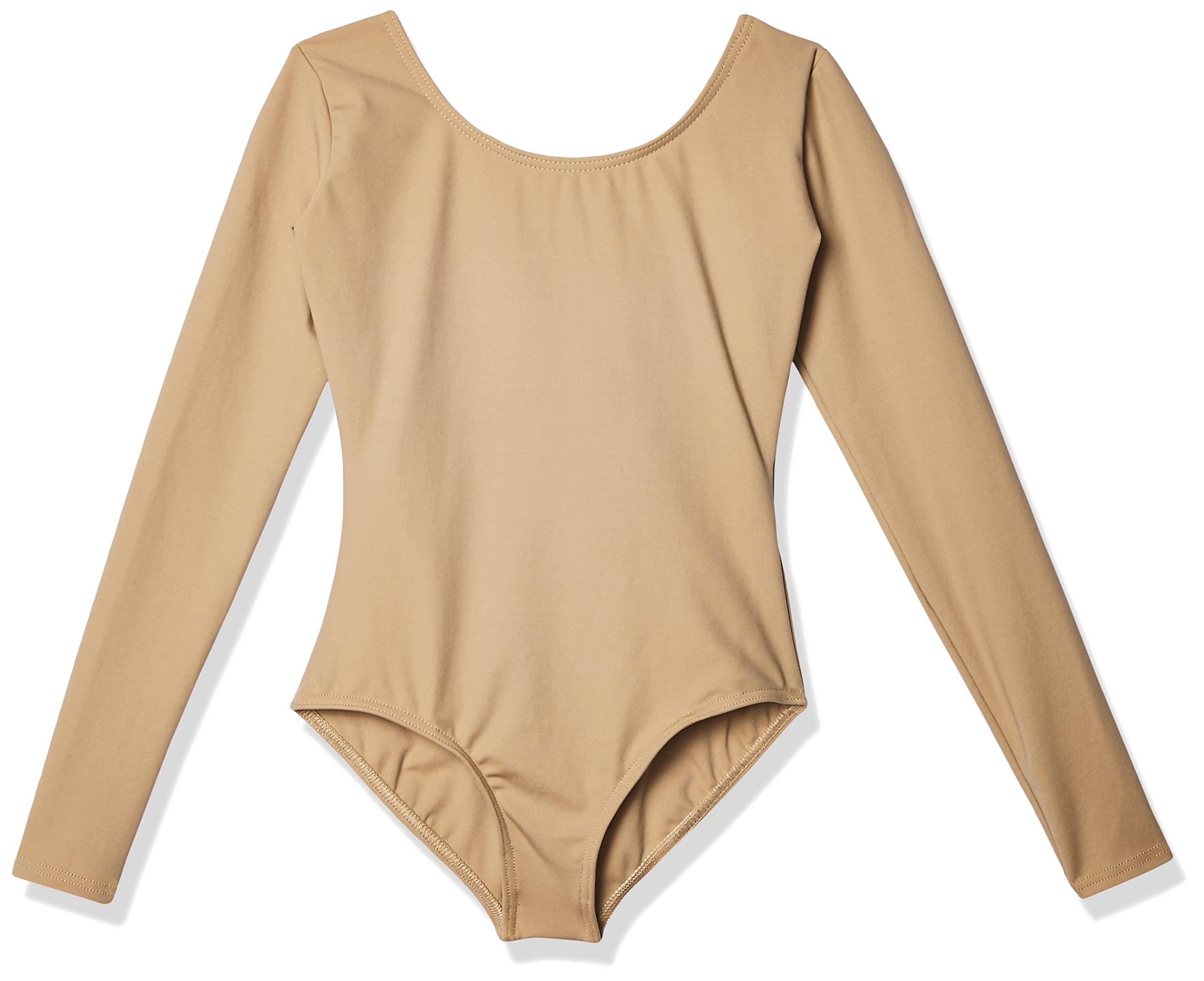 Capezio Long Sleeve Leotard - Girls, Nude, Small