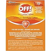 OFF! FamilyCare Mosquito & Insect Repellent Lotion, 7.5% DEET, Travel Size Bug Protection for Camping & Outdoors, 6g Pouches,
