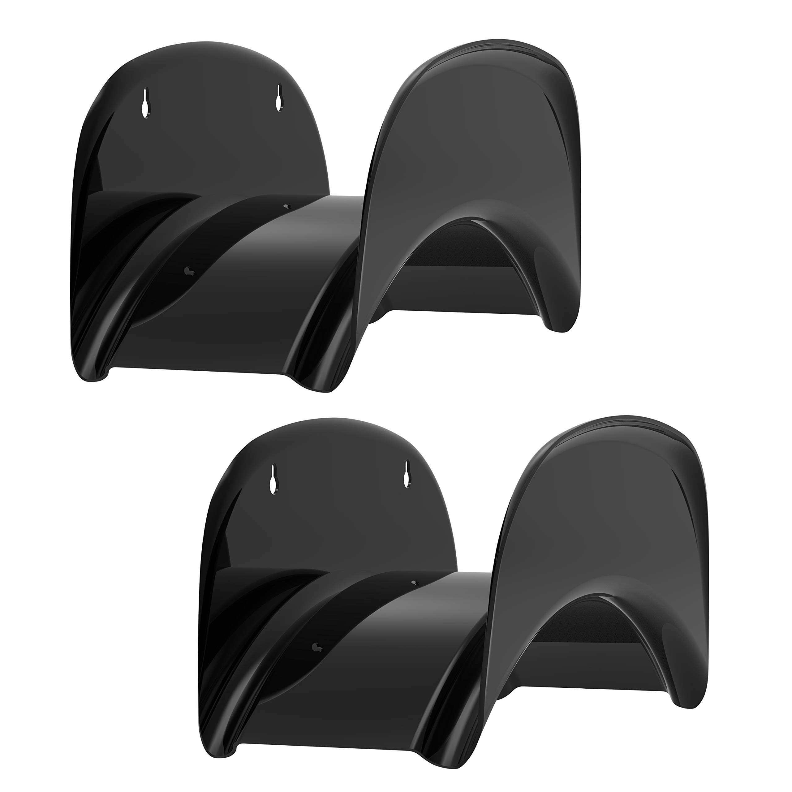 Photo 1 of Gardzen 2-Pack Heavy Duty Hose Hanger Wall Mount, Hose Holder, Hook, Rack, Support for Outside, Black