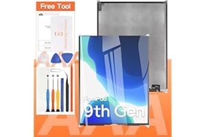 THIRDPOLE Screen Replacement For iPad 9 (9th Gen) A2603 A2604 LCD Display Repair Parts Kit,with Screen Protector and Tools(Only LCD,Not Include Touch Digitizer)