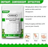 Anbar Bug Bite Itch Relief Patches 36 Pcs Natural Deet-Free Waterproof view 2