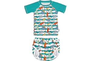 ALVA Baby Toddlers Baby Boys Girls Rash Guard Two Pieces Swimsuit Bathing Suit Sunsuit Swim Trunks Swimwear UPF 50+