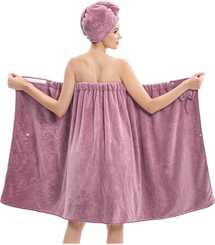 Amazon.com: PURFUN Women Elastic Wearable Towel Dress Water Absorbent Bath Beach Spa Gym Towel Wrap Strappy Dress Bathrobes Thick Soft Elastic Bathing Shower Cover Up Nightwear Sleeping Dress Robe : Home & Amazon.com: PURFUN Women Elastic Wearable Towel Dress Water Absorbent Bath Beach Spa Gym Towel Wrap Strappy Dress Bathrobes Thick Soft Elastic Bathing Shower Cover Up Nightwear Sleeping Dress Robe : Home &