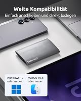 Intenso 1.8 Inch External SSD Premium 256 GB USB 3.0 Super Speed Fast Portable view 5