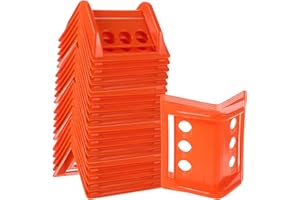 JOUTYFOR 24 Pack Flatbed Edge Corner Protector Holder Batchet Strap Protector Heavy Duty Cargos Protector Flatbed Equipment for Shipping Cargo Protection