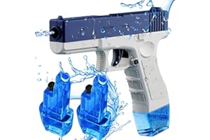 ZHAOLIESM Water Guns for Kids Adults, Leak Proof Squirt Water Pistols, 2 Large Water Tank Big Manual Water Soaker Gun Summer Swimming Pool Outdoor Games Beach Water Fighting Toys Gifts for Boys Girls Children