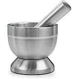 Pill Crusher - 304 Food Grade Stainless Steel Mortar and Pestle Medicine Grinder Set - Non-Slip Splitter to Easily Crush Medi
