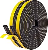 UPSEN Weather Stripping Foam Tape 12mmx6mmx8m Self Adhesive Door Window Seal