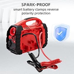 Colvxkun Jump Starter with Air Compressor, 260PSI