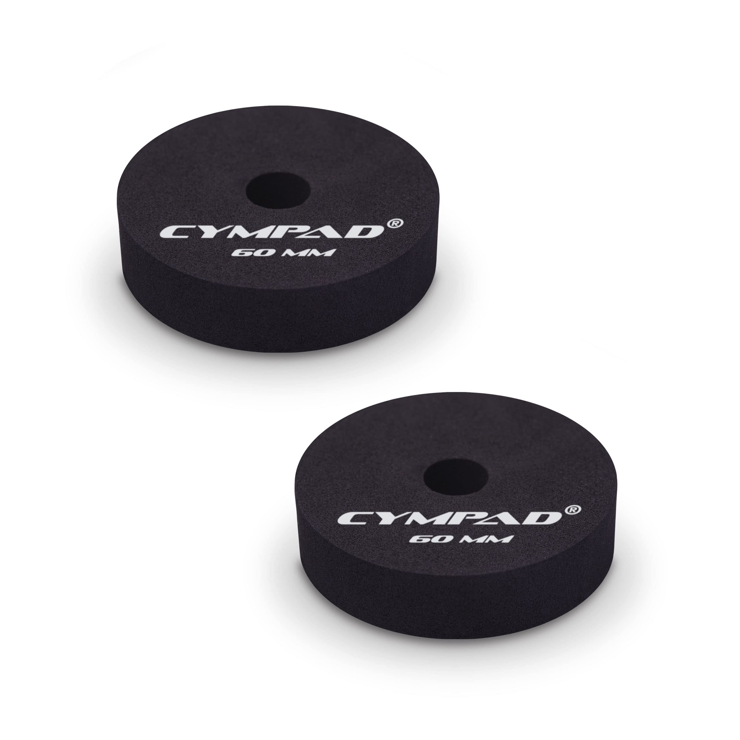 Cympad Moderator – Set of 2 cushions of 60 mm for cymbals – Reduces sustain and overtones – Foam washers for sound control in the studio, rehearsals, and live performances