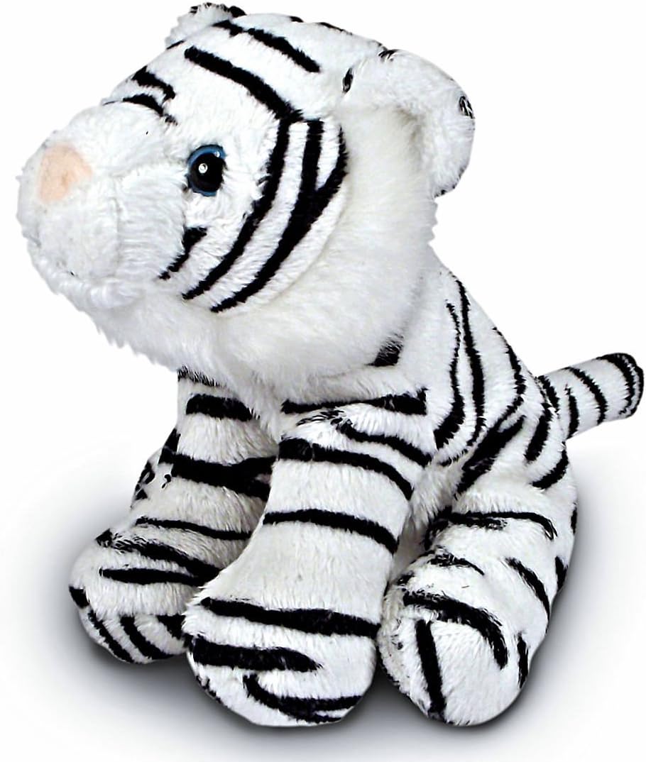 13cm Cute White Tiger Soft Toy