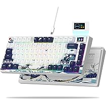 Amazon.com: Womier SK80 75% Keyboard with Color Multimedia Display