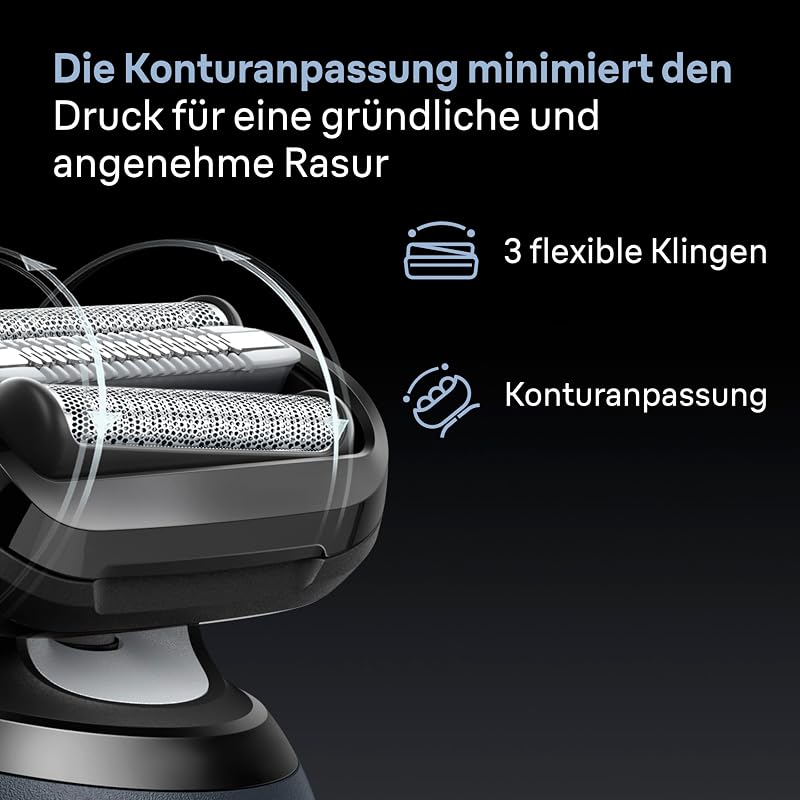Rasierer Herren Elektrisch Series 6, 62-G1200si, Grau