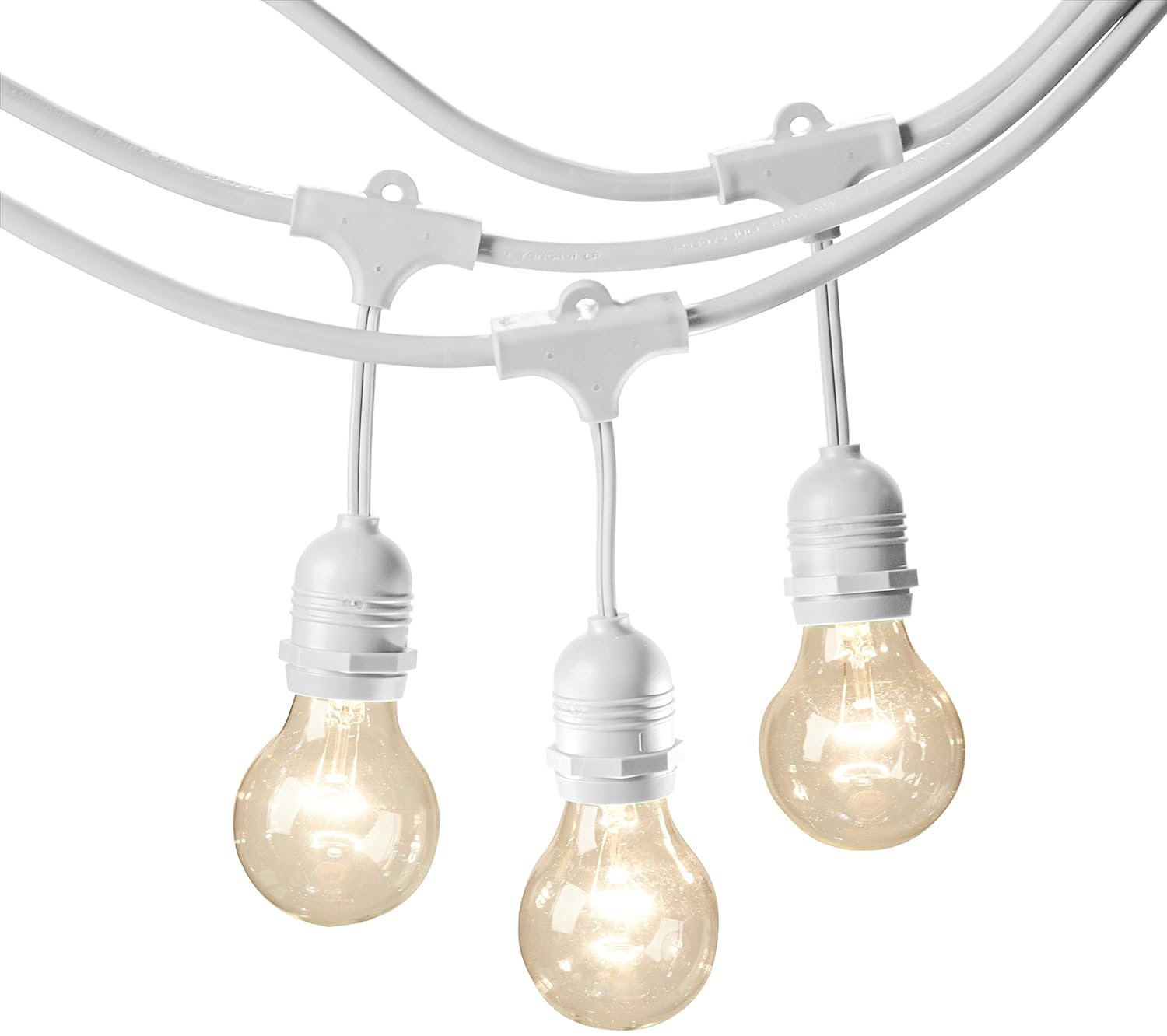 hanging lights for wedding photography booth