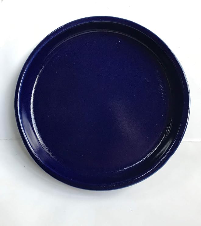 Soucoupe Ronde En Grès Pour Pots De Fleurs Venus II – 32 Cm, Marron Mat – Résistante Au Gel - 12