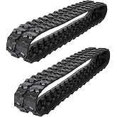 Garvee 180x60x35 Rubber Tracks Set of 2 - Mini Excavator Replacement Tracks with High-Strength Rubber, Heavy Duty and Tear-Resistant