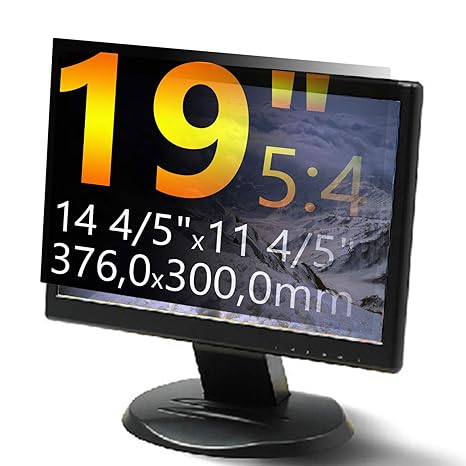 Xianan 19 Zoll Standardbildschirm 5:4 Displayfilter Bildschirmfilter Blickschutzfilter Blickschutzfolie Blickschutz Sichtschu