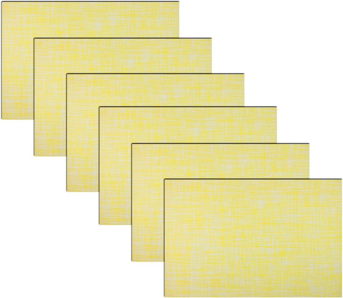 Best Yellow Table Placemats Set Of 6
