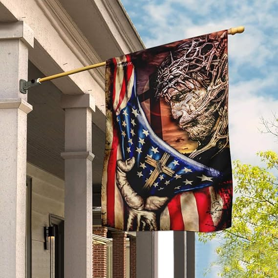 fall for jesus garden flag