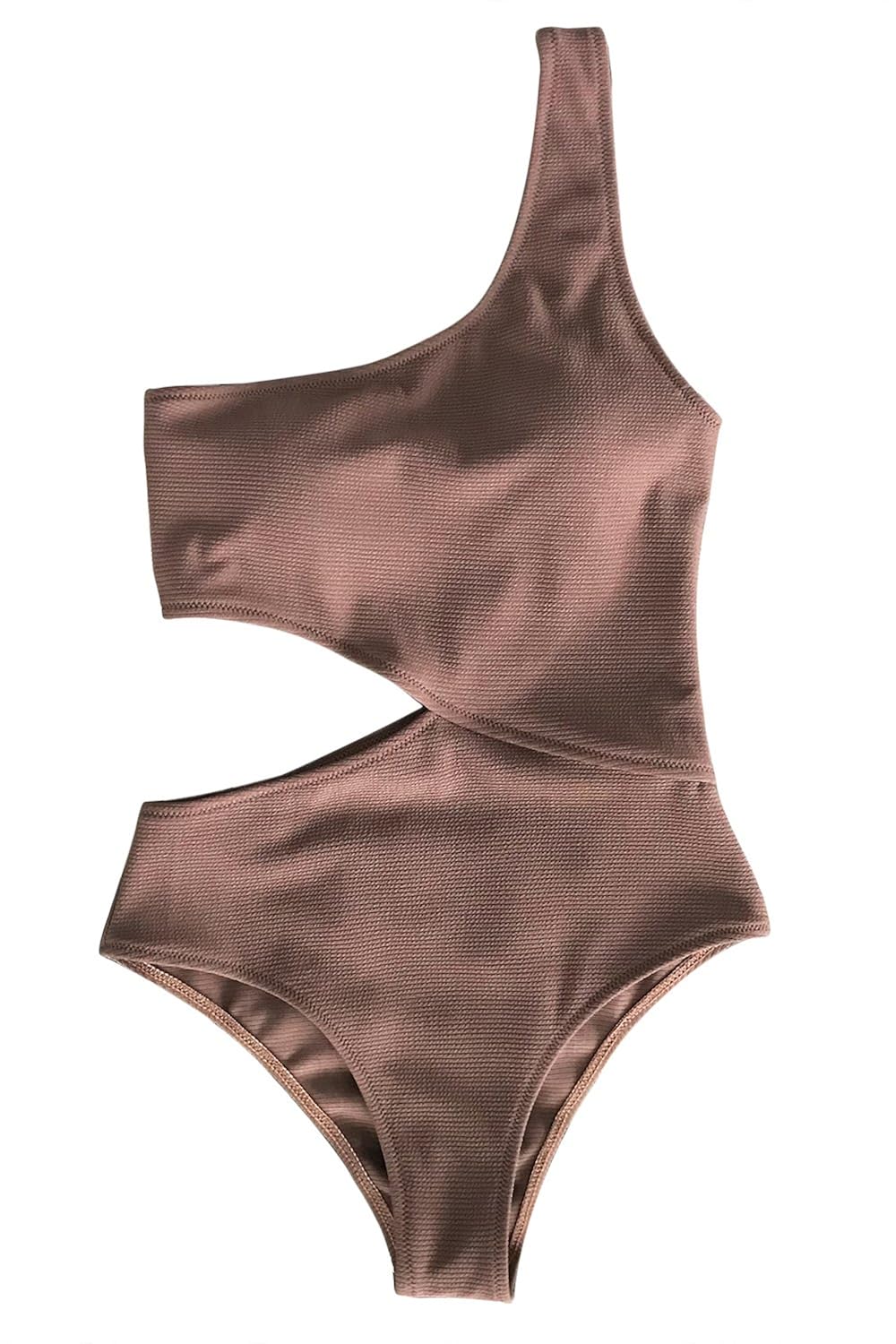 Cupshe Womens Candy Rain One Shoulder One Piece Swimsuit Bathing Suit Clothing Accessories Swim Urbytus Com