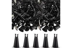 Innconee 200 Pieces 2-1/4 Inch Length x 1.97 Diameter for Plastic Rebar Chair #3 to #5 Black Heavy Construction Concrete Tool