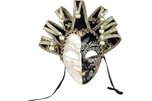 YU FENG Venetian Comedy Mask Exquisite Decoration Jester Masks for Party Holloween