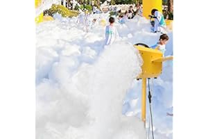 BIPOLARLIGHT Foam Machine for Party, Party Foam Machine with Water Tank, Foam Cannon for Garden, Pool, Indoor, Birthdays, Celebrations, and Backyard Events