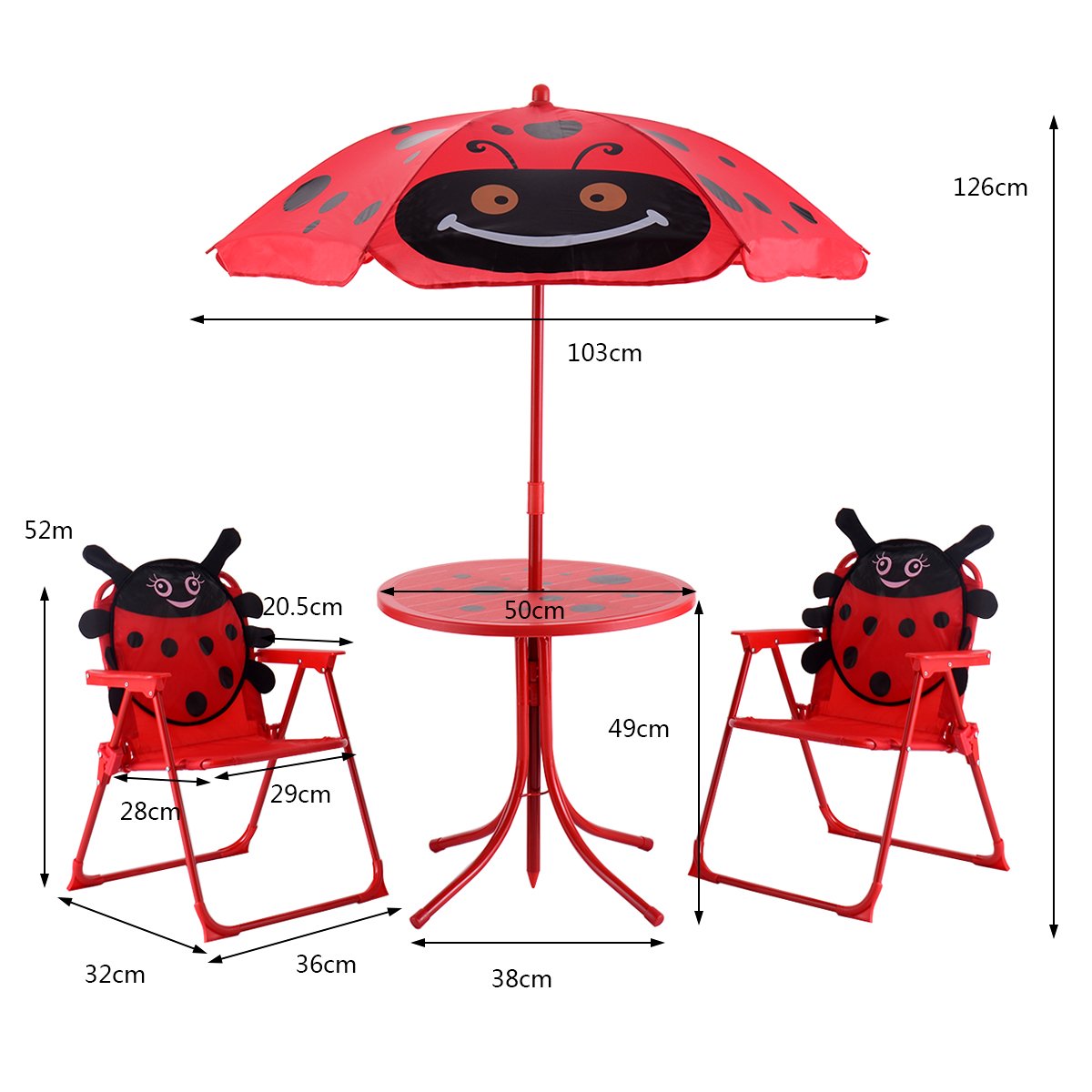 costway kids table and chairs