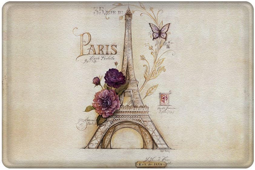 Best Kitchen Mat Vintage Paris