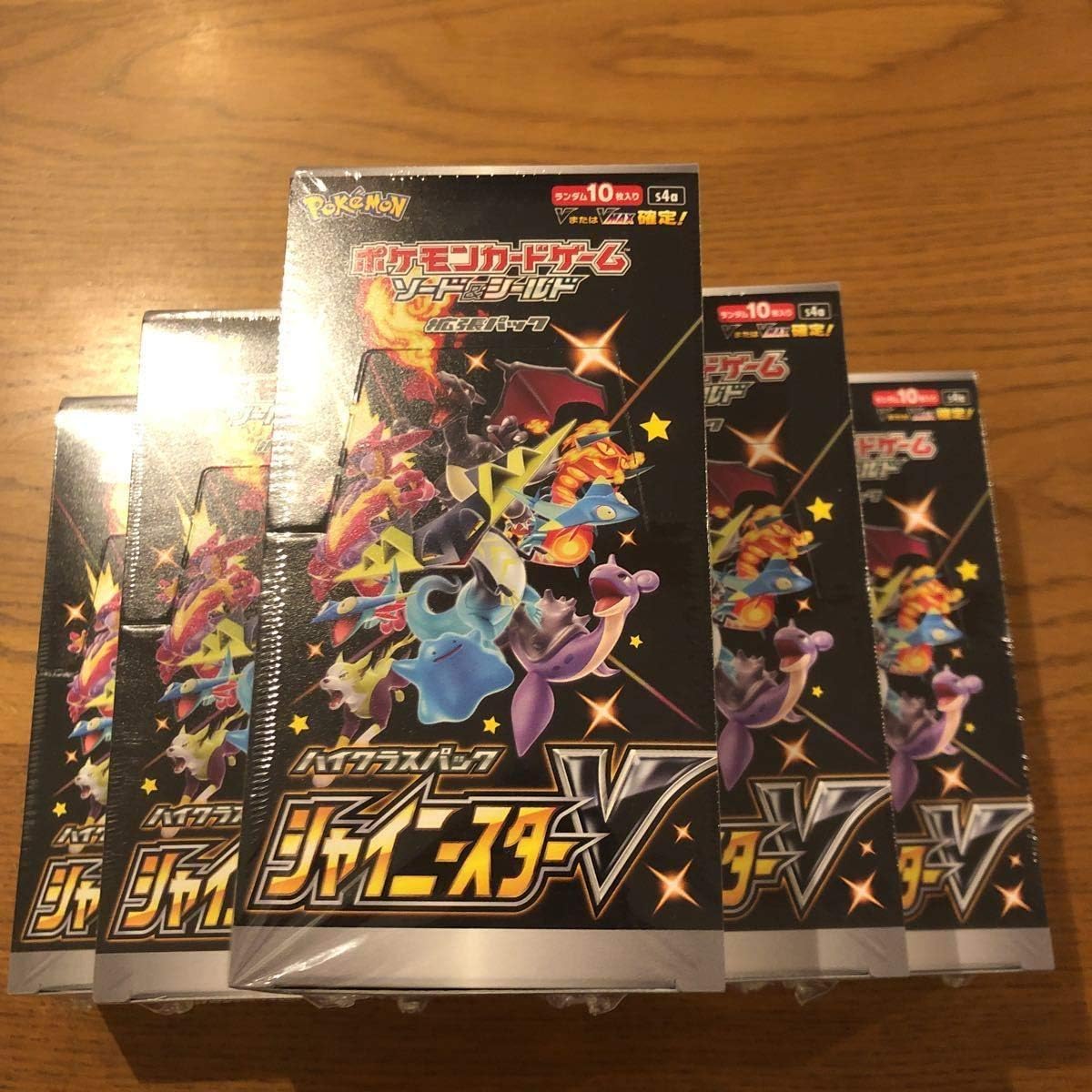 Amazon 6箱 ポケモンカードゲーム ソード シールド ハイクラスパック シャイニースターv Box シュリンク 6box おもちゃ ホビー