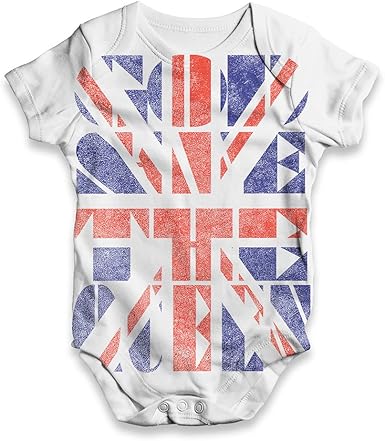union jack baby grow