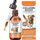Collagen for Dogs, Liquid Collagen for Dogs Skin and Coat, Dog Bone & Joint Health Supplements, Daily Wellness Formula (1)