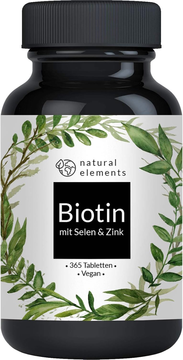 Biotin + Selenium + Zinc 365 Vegan Tablets No Magnesium Stearate Laboratory Tested and