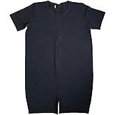 Gertex Adult Adaptive, Anti-Strip Back-Zip Lightweight Romper Designed for Special Needs, Disabilities | 100% Organic Cotton