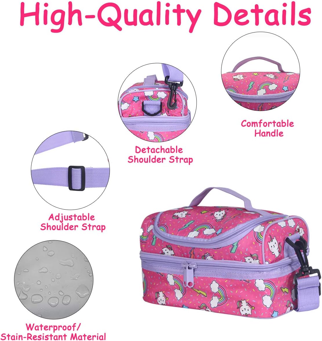 Kasgo Girls Lunch Bag - Image 5