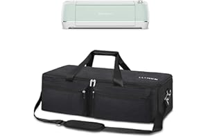 LLYWCM Carrying Case for Cricut Explore Air - Portable Tote Bag Compatible with Cricut Maker, Accessories Storage for Cricut Pens and Basic Tool Set (S-Black)